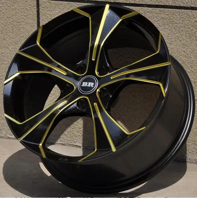 Новые высокопроизводительные черные золотые 18x8 0 5x105 5x108 5x112 5x114 3 5x120 5x