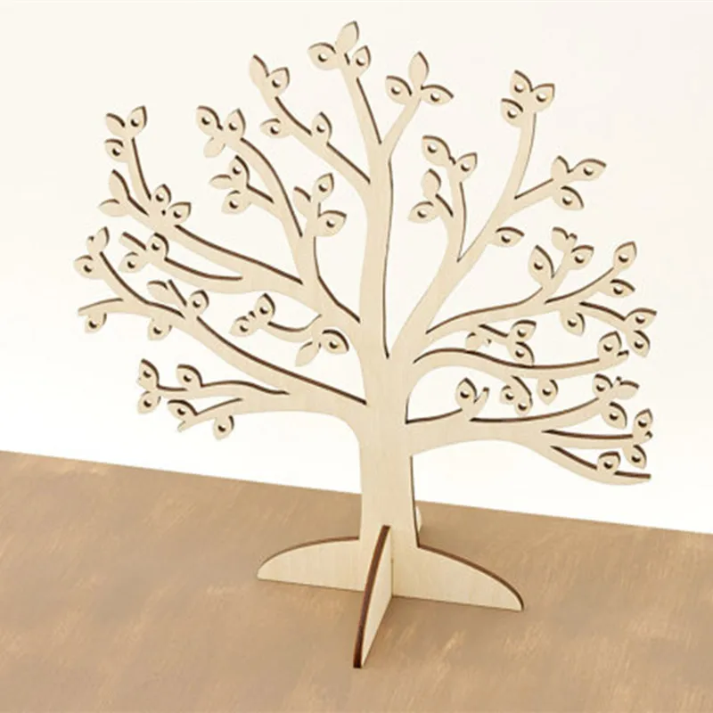 Wooden Jewelry Tree Earring Holder Stand Organizer Wood Wooden Jewelry Tree Earring Holder Stand Organizer Wood Earning Display Unique Gift For Friend In Decorative Shelves From Home Garden On