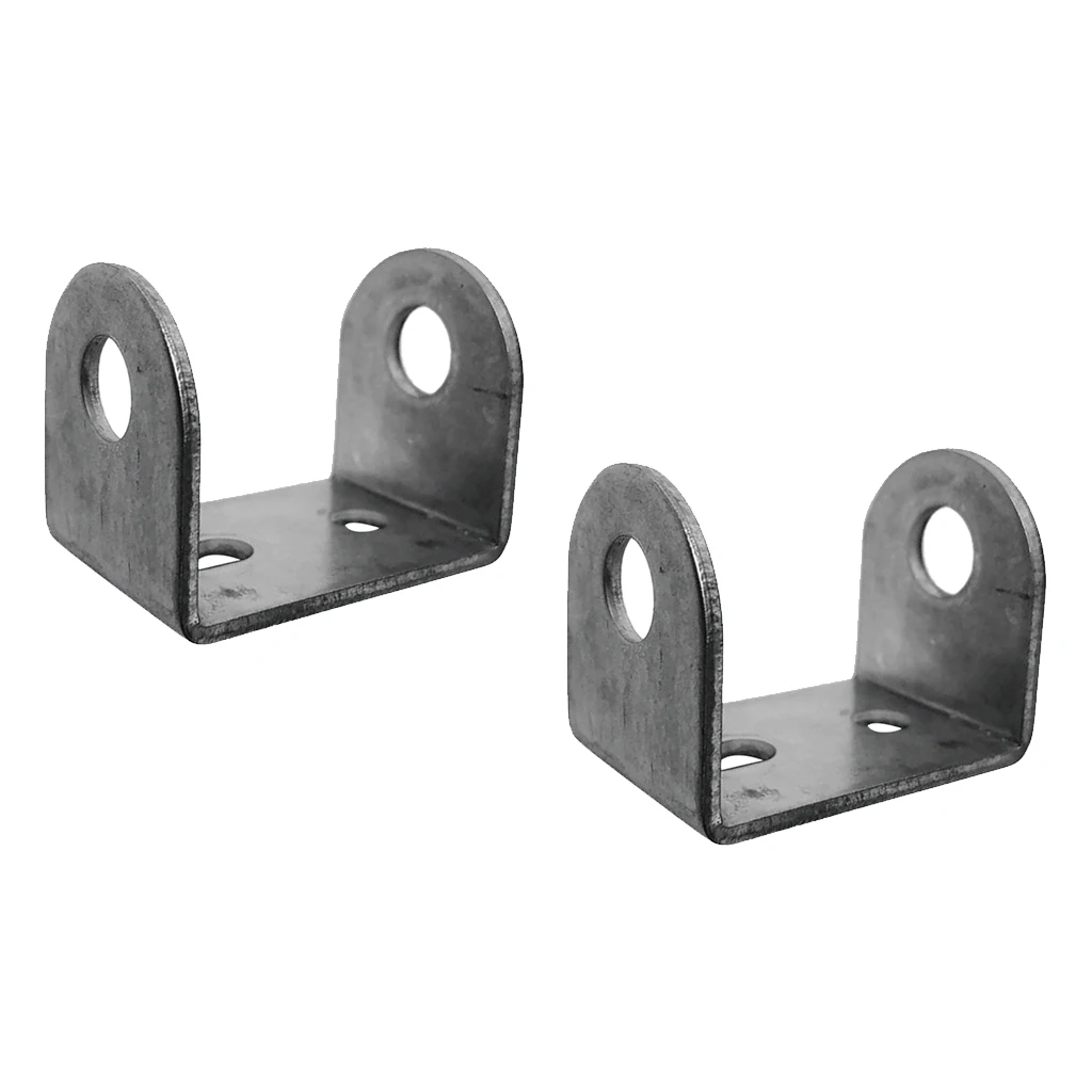 2 Pieces Durable Stainless Steel Kayak Canoe Inflatable Boat Fishing Raft Rudder Mount Bracket Spare Parts Gear Kit