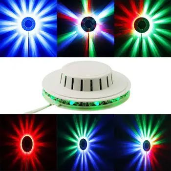 

48 LED RGB Effect Light Sunflower Rotating Party Club Pub Disco Stage Lights