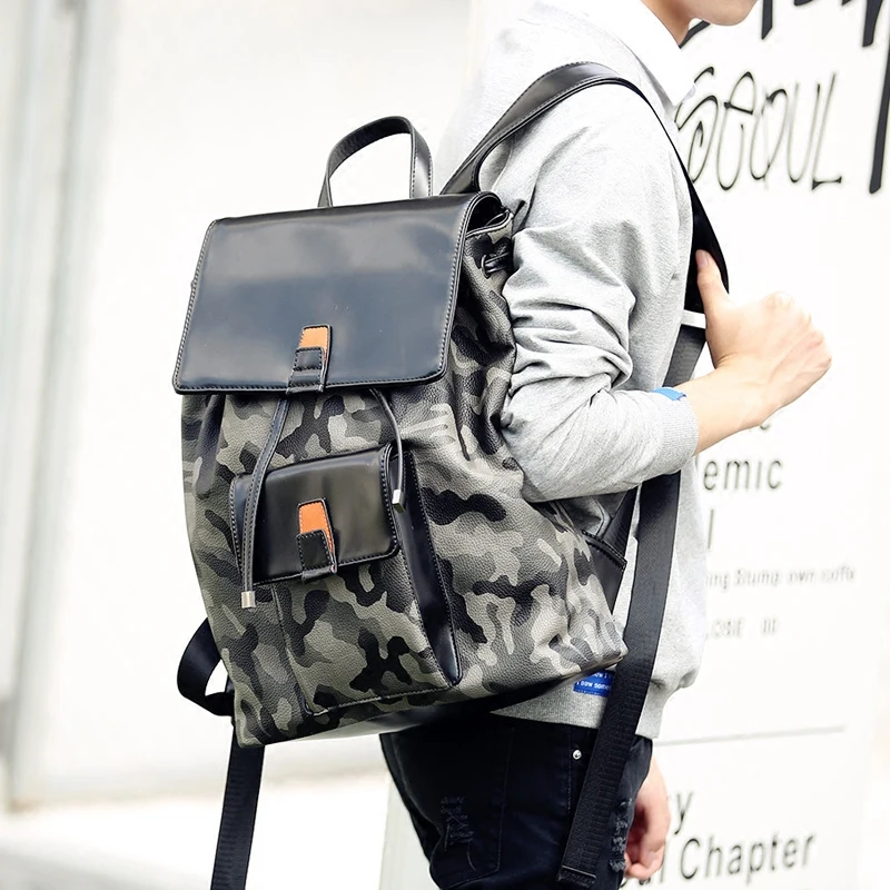 

Tidog Korean fashion trend flip cortex pumping with Student Backpack