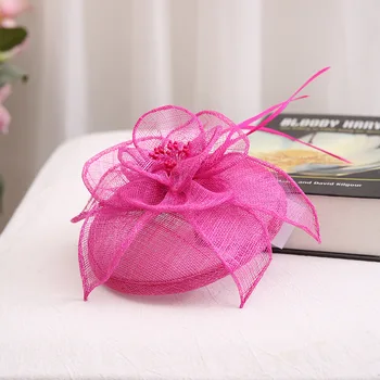 

Women Cocktail Chic Fascinator Hat Church Headpiece Wedding Fashion Headwear Lady Party Formal Hair Accessories