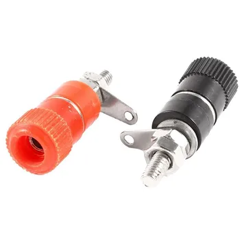 

20 PCS Nickel Plated Binding Post Amplifier Speaker Terminal Cable Power Test Probes for 4mm Banana Blug