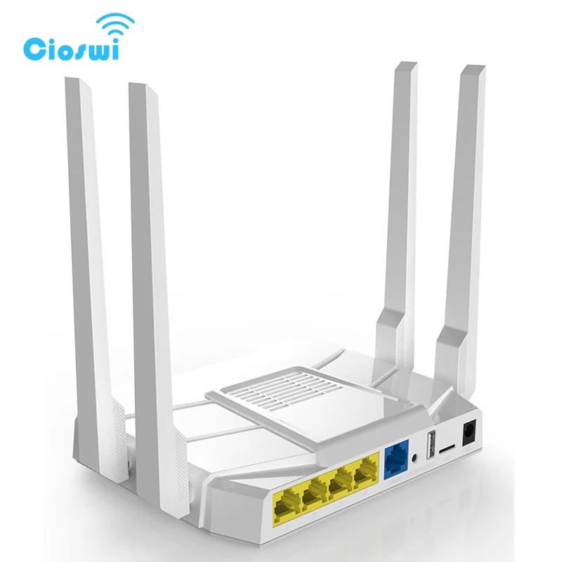 4 порта LAN 3g 4g маршрутизатор Gigabit wi fi 2,4g 5,8g openWRT MT7621 набор микросхем 512 МБ ram маршрутизатор 1 мини-слот PCIE модный дизайн