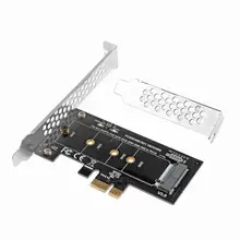 ALLOYSEED M.2 NVMe SSD NGFF к PCIE X1 адаптер M ключ интерфейсная карта поддержка PCI Express 3,0x4 Размер 2230-2280 m.2 NVME