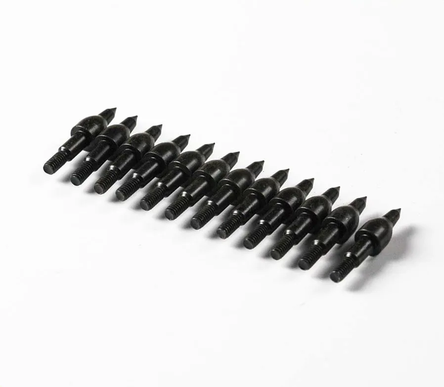

New 50/100PCS Target arrow point black color use shooting archery Tips Practice Head High quality free shiping