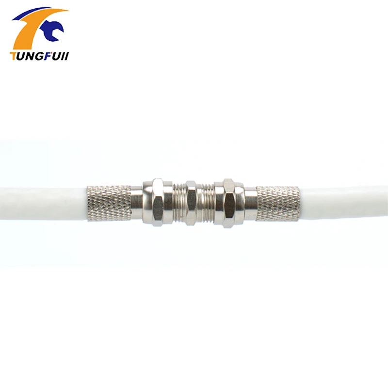 Новый и практичный разъем адаптера Tungfull 50 шт. F типа UHF гнездовой F/F RG6 коаксиальный