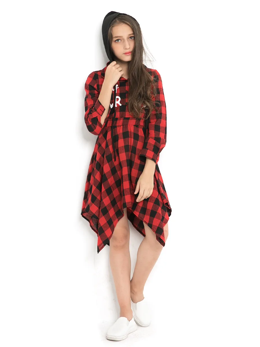 casuais crianças moda traje crianças vestido de