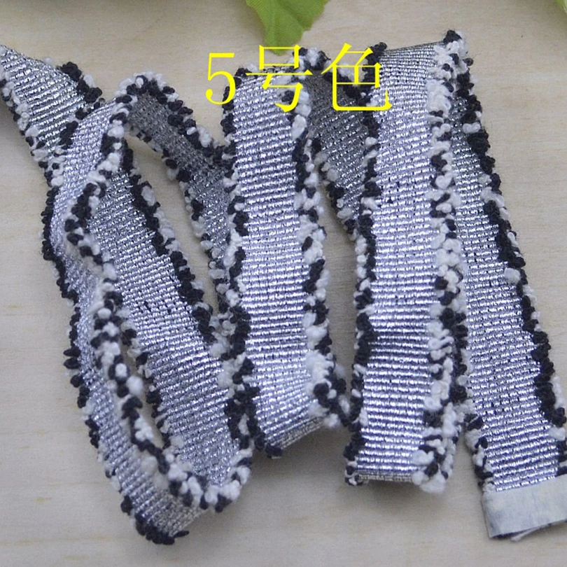 10 метров аксессуары для одежды 21 мм Burr Grosgrain Снежный край провода лента кружева Ручное шитье для поделок материалы ювелирные изделия аксессуар