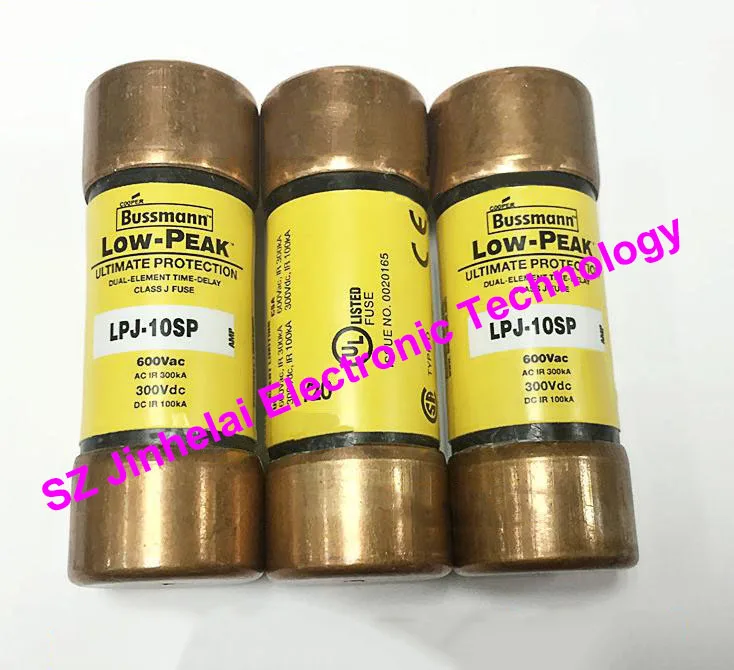 

100%New and original LPJ-10SP BUSSMANN Time-delay Fuses 10A 600V