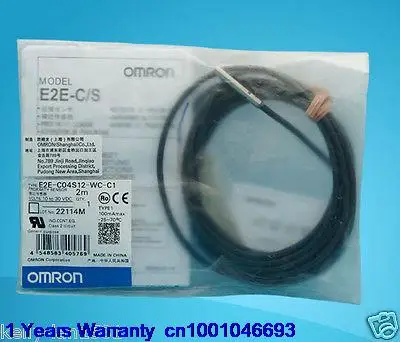 

DHL/EUB 2pcs New Original for OMRON Proximity Switch E2E-CO4S12-WC-C1 10-30VDC 15-18