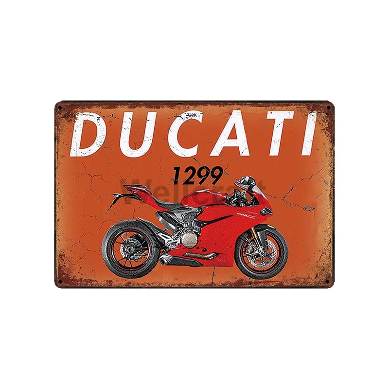 [WellCraft] езда двигатель BSA велосипед ducati металлические знаки классический настенный плакат доска живопись бар магазин Декор 20*30 см LT-1756 - Цвет: XC1662
