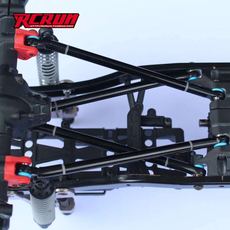 RCRUN 1: 9 альпинистский автомобиль SCX10 90046 47 металлический 4 шатун рулевая тяга