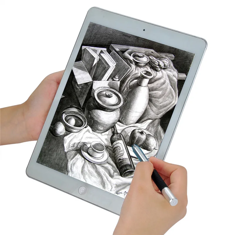 Cqhseedlings 2 в 1 стилус диск Совет с волокно совет для емкостной экран совместимый для iPad для iPhone написание Рисование