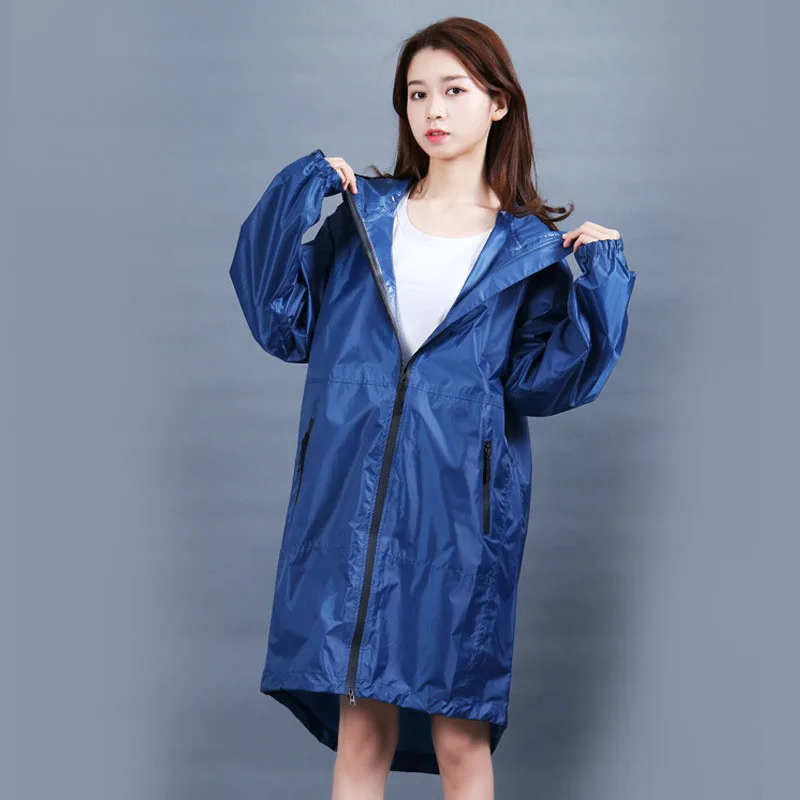 Long Raincoat Women Waterproof Women Jackets Breathable Rain Coat ...