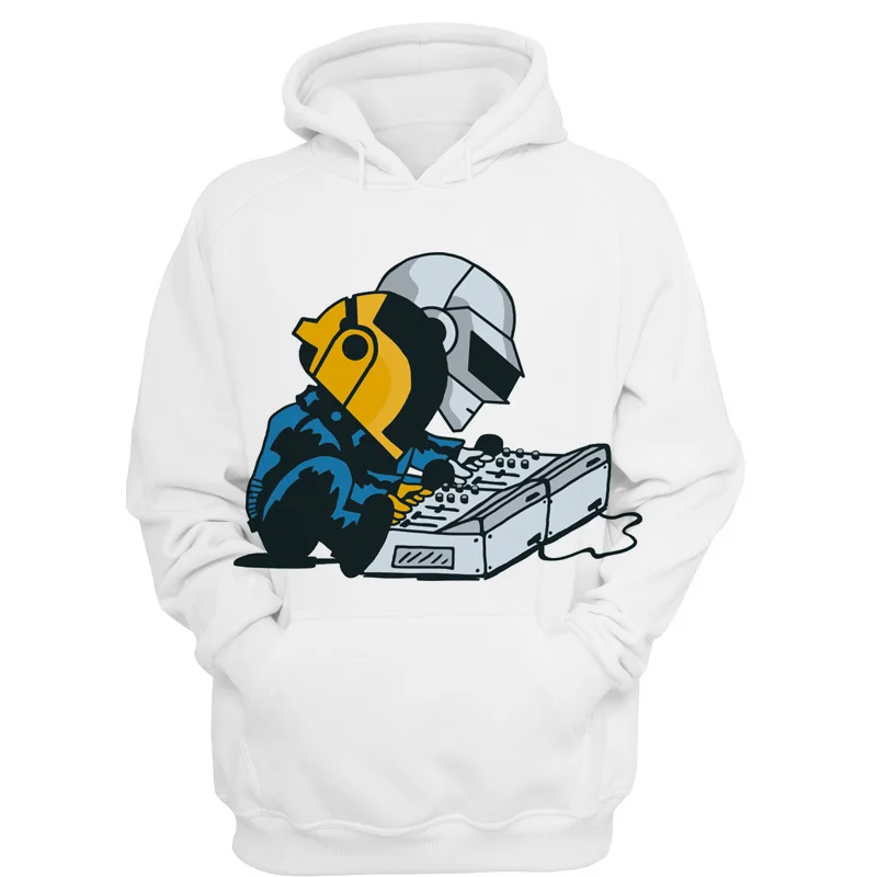 

Daft Punk 2019 New Hoodies Men Hip Hop Logo Hooded Hoodie Winter Hoodies Men Pullover hoodie G2217