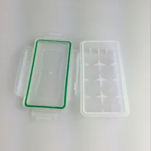 2 шт./компл. водонепроницаемый чехол для хранения батареи ABS пластиковый материал ящик для инструментов с силиконовым водонепроницаемым уплотнением круг