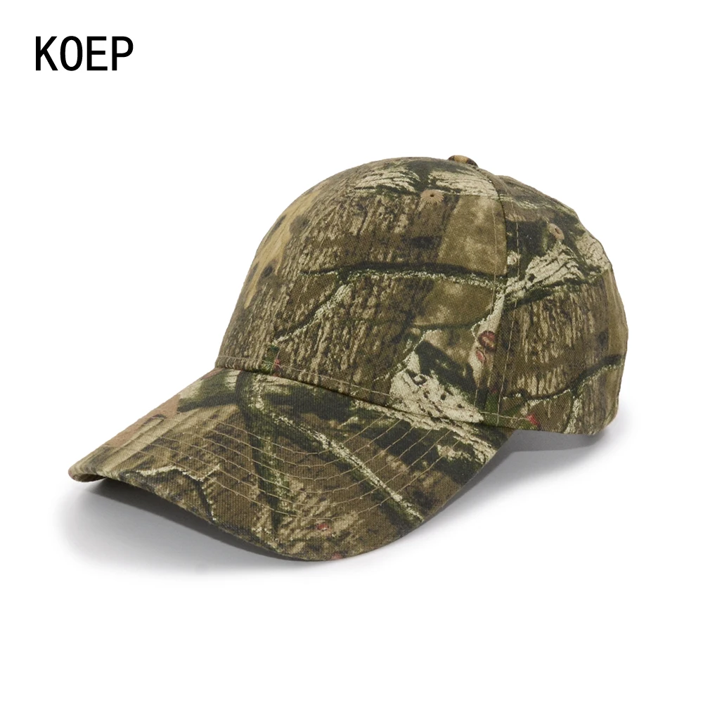 

KOEP Forest Bionic Camouflage Baseball Cap Women's Men's Snapback Caps Tactical Hat Quick Dry Jungle Camo Army Hats Sniper