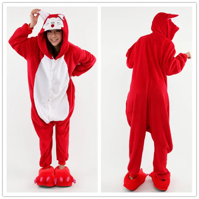 fox one piece pajamas