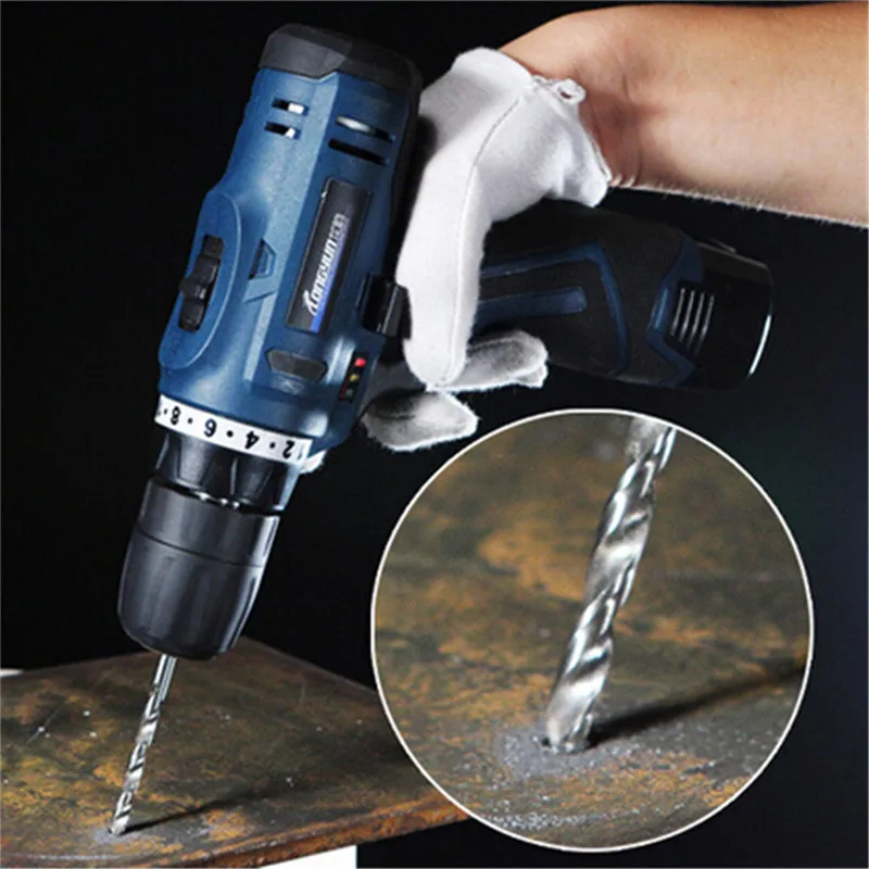 

JAKEMY Electric Drill kit 6.8V Rechargeable lithium-ion battery 18+1Electric Screwdriver drill power carving tools