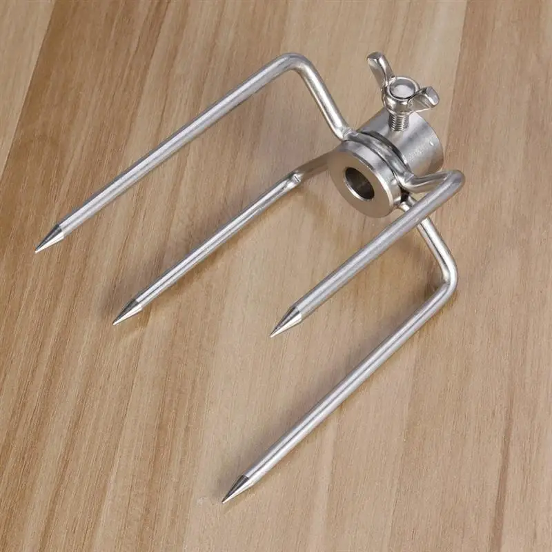 BBQ Grill Rotisserie Electric BBQ Motor Metal Outdoor Spit Roaster Rod Charcoal Pig Chicken Beef Camping Picnic Tools