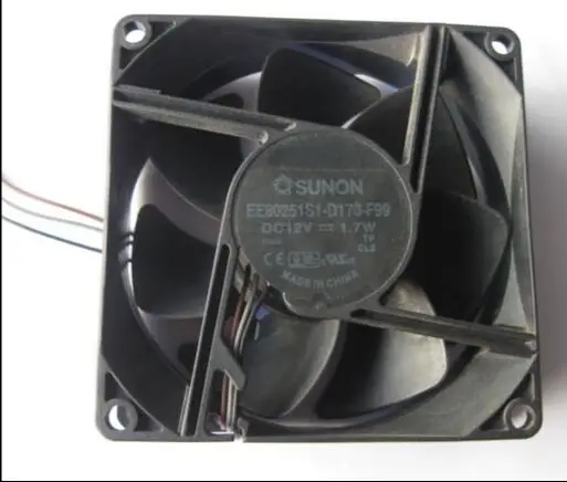 Вентилятор рассеивания тепла SUNON EE80251S1-D170-F99 8025 12 V 1,7 W проектор
