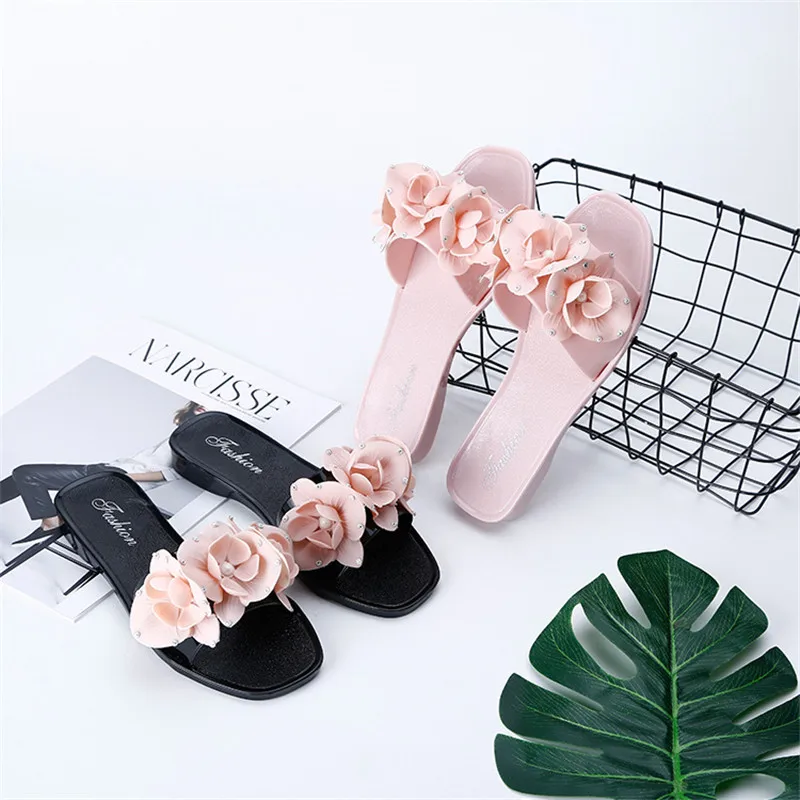 2018 Skinfullysweet Women Slippers Flip Flops Bohemian Flower Ladies ...