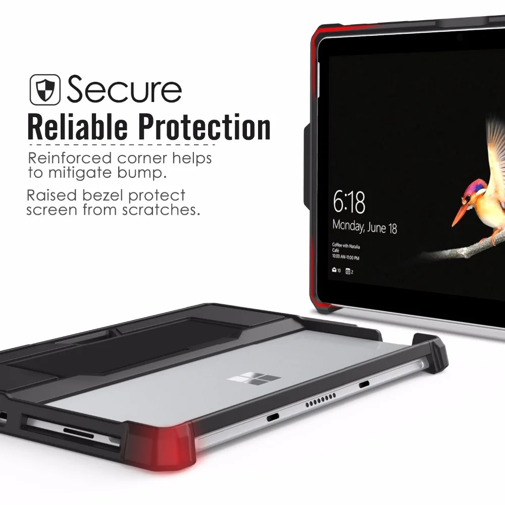 Продажа Чехол MoKo для microsoft Surface Go, Защитный Прочный чехол «Все в одном» с держателем для ручки, ручной ремешок, для Surface Go 10 дюймов