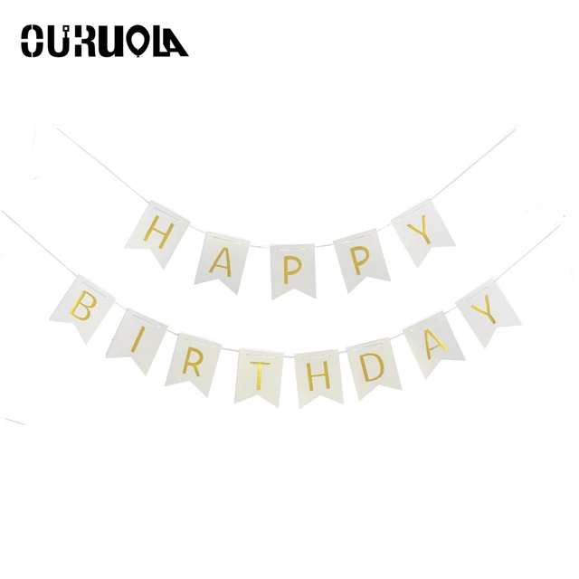 paper letters for banner