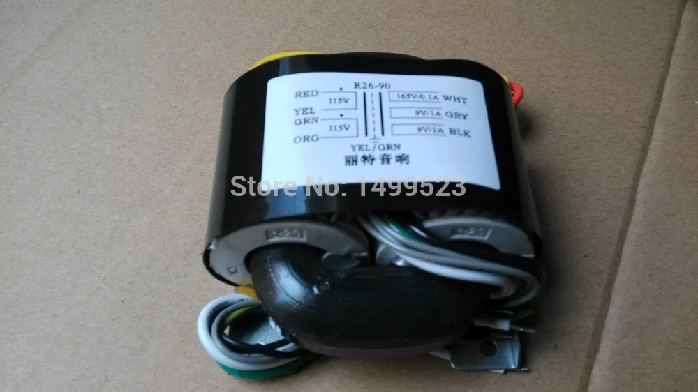 

LITE 115V 230V international voltage R26-09 40W R Core Transformer 0-220X2(50mA), 6.3X2(0.8A) for headphone preamp DAC