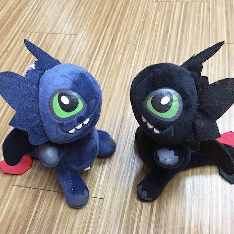 

1 Pcs Kawaii 20CM How To Train Your Dragon Toothless Dragon Plush Night Fury Stuffed Soft Dolls Animal Toys For Kids Cute Gifts