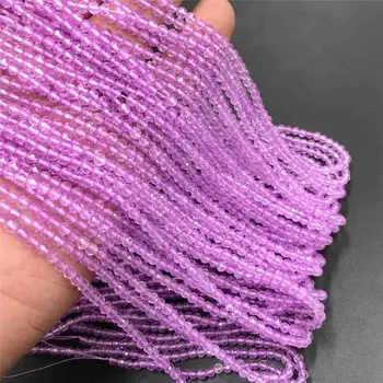 

Natural amethysts beads natural Small stone beads purple quartz Micro beads Section Loose Beads for Jewelry bracelet necklace