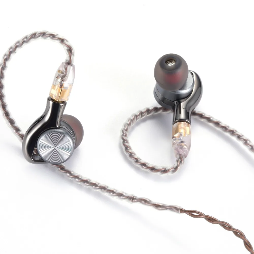 Новые гибридные наушники Paiaudio DM1 1BA с 1 динамическими наушниками