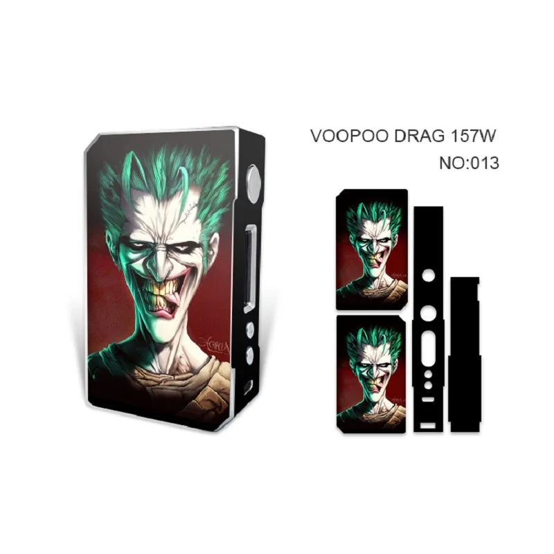 

Wholesale Box Mod Stickers For VOOPOO DRAG TC 157W Box Mod Skin Cover Sticker 10PCS/Lot