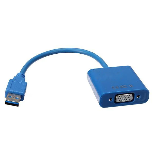 HFES Горячая USB 3,0 к VGA дисплей внешний видео кабель адаптер для Win 7 8