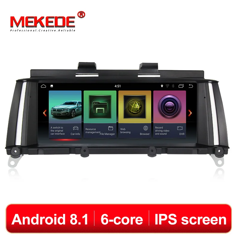 

PX6 6cores Android 9.0 car multimedia player for BMW X3 F25 X4 F26 (2010-2013) Original CIC System (2013-2017) Original NBT Sys