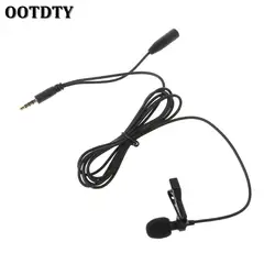 1 шт. Новый OOTDTY Lavalier Клип на лацкане Hands-Free микрофон для ПК ноутбук планшет мобильный телефон