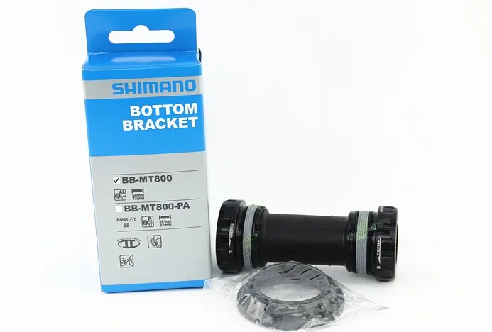 Shimano DEORE XT SLX каретка SM BB MT800pa Hollowtech II горный велосипед MT500-PA 68/73 мм BB94/BB93/BB71/BB5289.5 or92m - Цвет: MT800