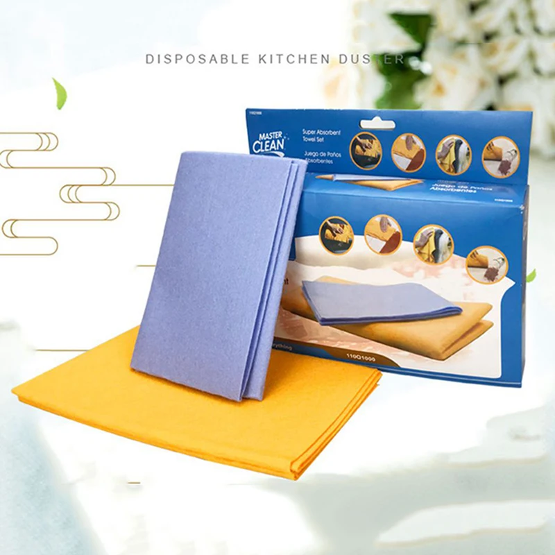 New-8pcs, кухонное полотенце, нетканое, впитывающее, ткань для посуды, анти-жир, моющие тряпки для дома и кухни, автомобильный очиститель