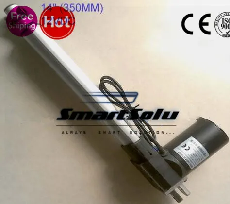 

Free Suipping 14inch/350mm stroke,12V 5000N/500KG load mini linear actuator electric linear actuator linear actuator tv lift