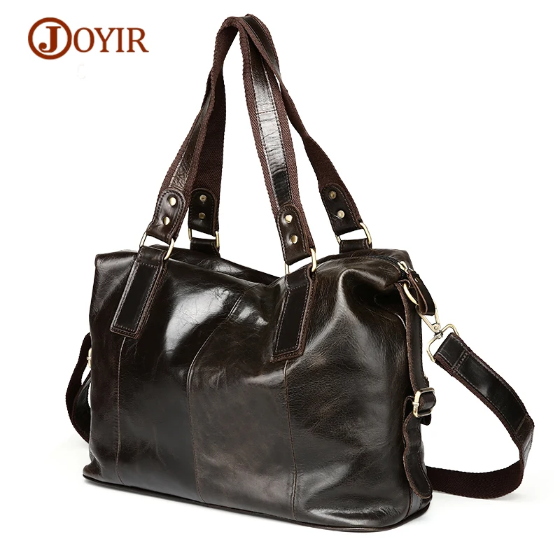 

JOYIR Men Casual Handbags Natural Cowhide Leather Messenger Crossbody Bag Shoulder Bag Men Travel Bag Male Real Leather Men Bag