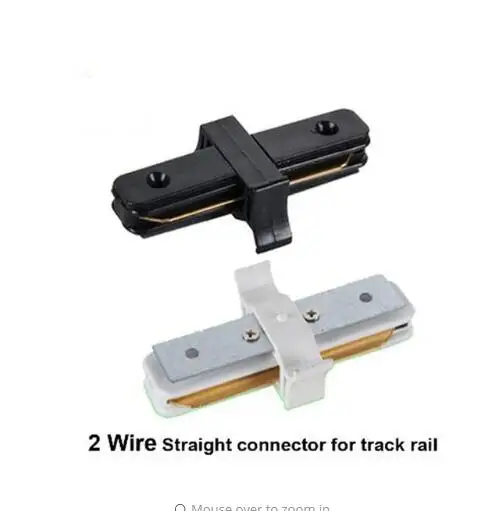 2 проводные соединители лампа, крепление к рейке - Испускаемый цвет: 60PCS  -- Connector