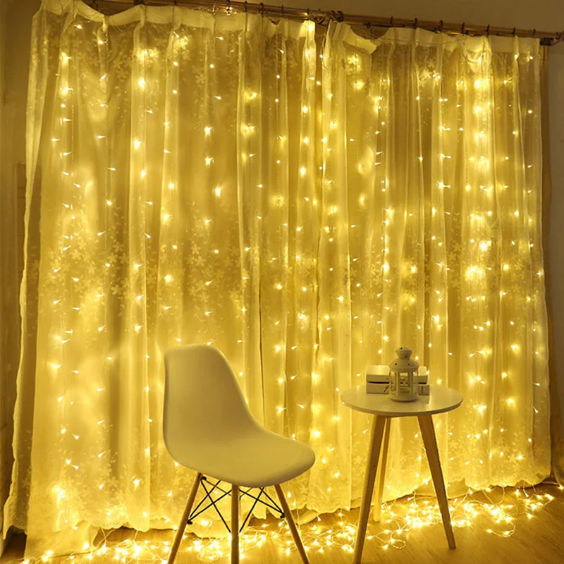 

6M X 3M 600 LED Christmas Xmas String Fairy Wedding Party Icicle Curtain Lights Indoor Outdoor Festival Decoration Lighting