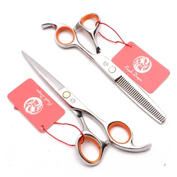 

5.5" 6.0" Purple Dragon Straight Shears Thinninng Shears Dog Grooming Scissors Animal Scissors Professional Pet Scissors Z1008
