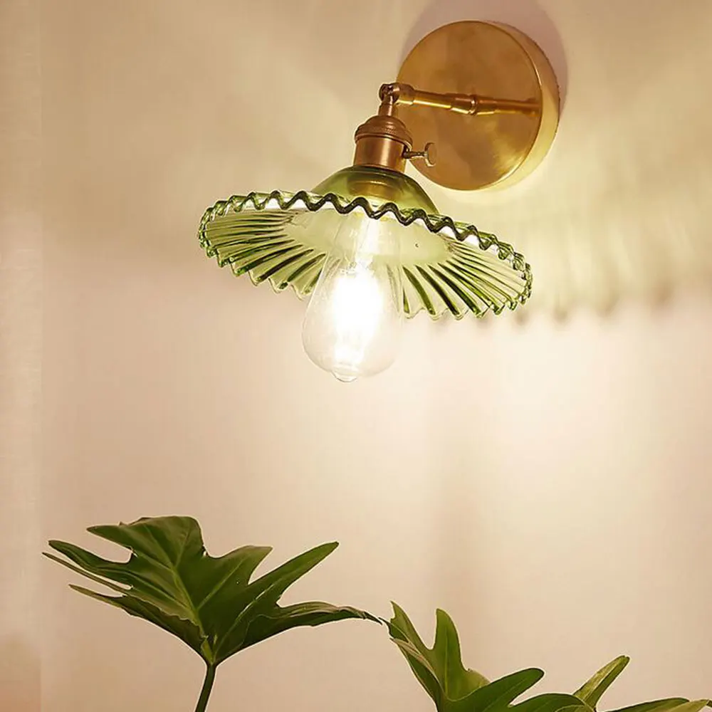  Glass Wall Lamp Modern Transparent Wall Sconce Lighting Nordic wall lamp Copper Wall Light Clear La - 32970269380