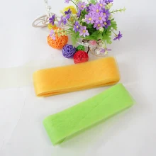 2,7" 7 см плоская простая из конского волоса кринолиновая сетка из органзы косичка из ткани для женщин Chrinolin 100 Ярд/лот