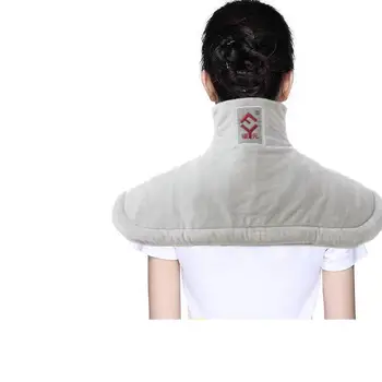 

Electric 3 files thermostat shoulder strap with warm moxa moxibustion shawl heated hot compress periarth ritis back pain relief