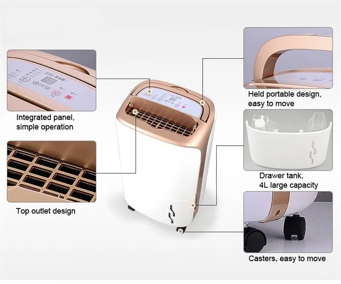 Бытовой промышленности Интеллектуальный осушитель с 4L емкость бак для воды осушитель воздуха сушилка для одежды