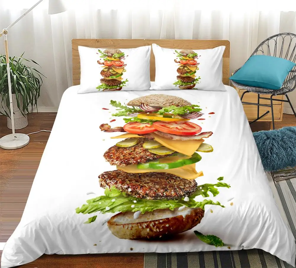 Food Design Bed Sheet Tunkie