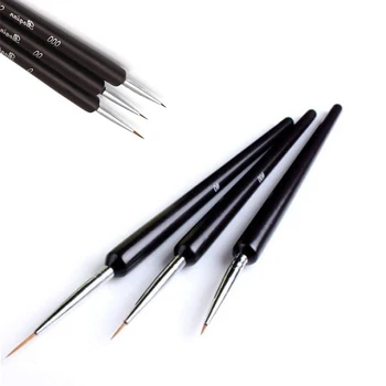 

Manicure Tool 3 Pcs Cupcake Sugar Craft Tools Essert Pastry Decor Painting Flower Set Pen Painted Pen Face Mold